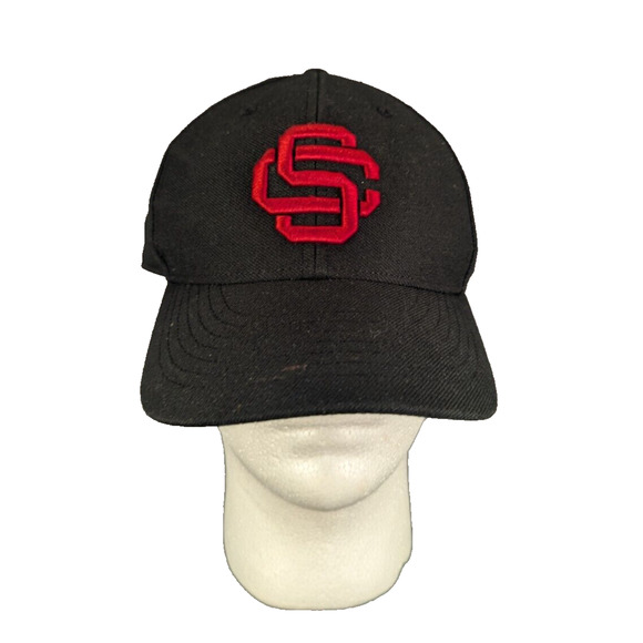 USC Trojans Hat 7 3/8 Fitted Cap Team Trojan South Carolina Black - Picture 1 of 8
